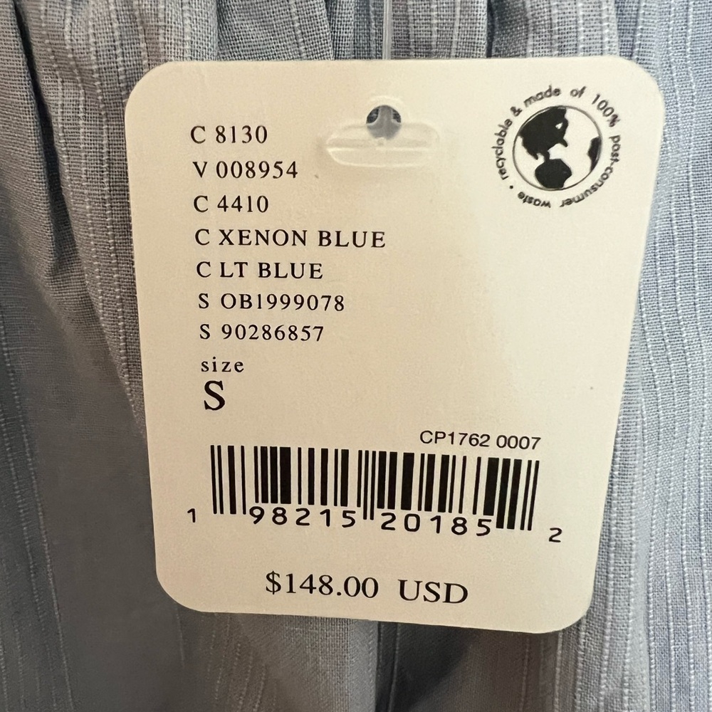 NWT Free People We the Free Aster Mini Babydoll Overall Dress in Xenon Blue - Picture 5 of 8